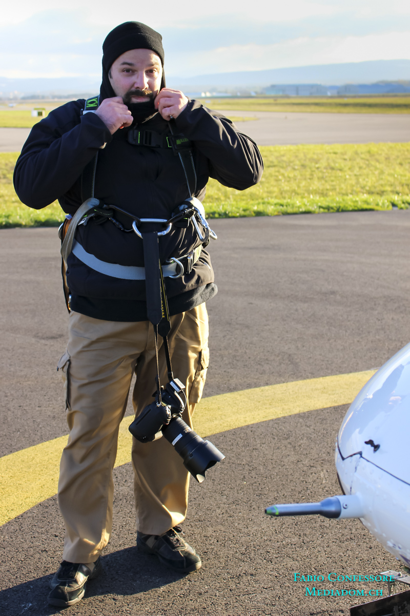 Fotograf Kamerasicherung für Helikopters